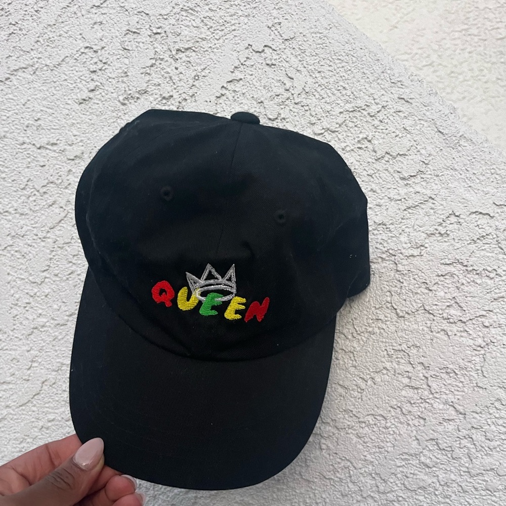 Black Queen Embroidered Cap
